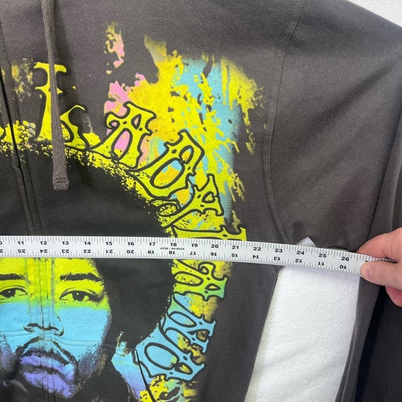 Stone Free 2009 Jimi Hendrix Tye Died Hoodie Sweatshirt Mens XL Y2K Rock 1779 - Picture 3 of 6
